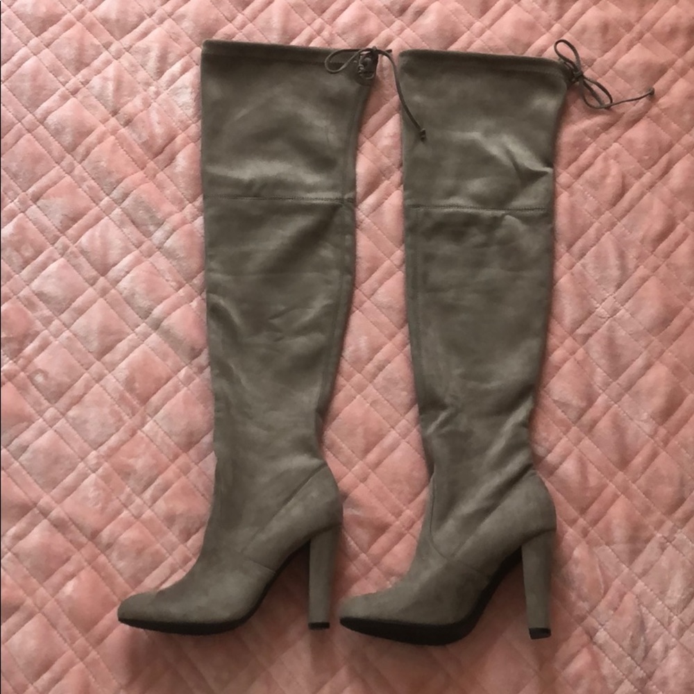 Steve Madden thigh high suede boots, NWOT